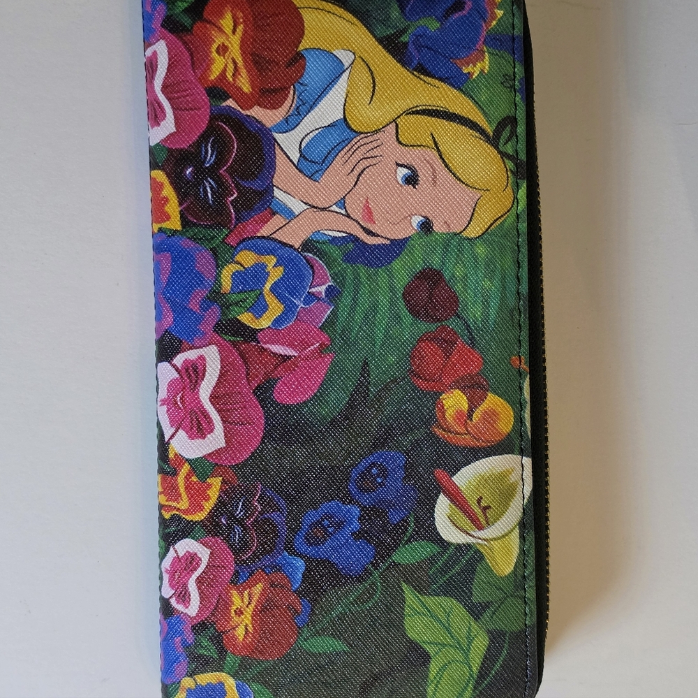 Disney Women's Tote Bag - Black with Colorful Floral Design - Picture 13 of 16